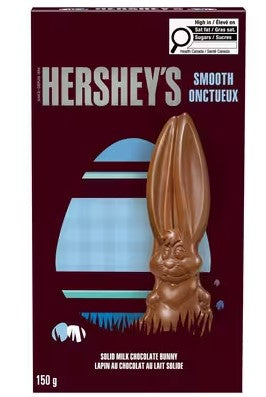 HERSHEY SOLID MILK CHOCOLATE BUNNY, 150g