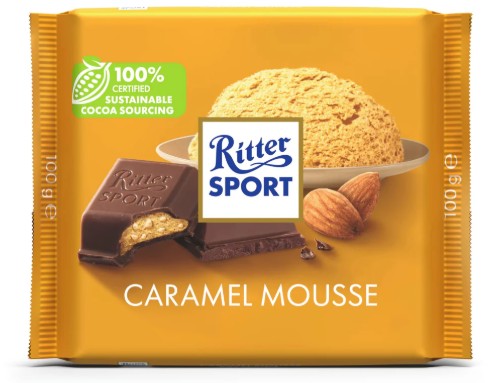 RITTER CARAMEL CREME CHOC [100 G]