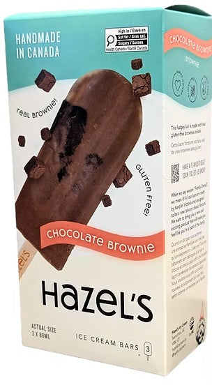 HAZELS BROWNIE ICE CREAM BAR [3 pkg]
