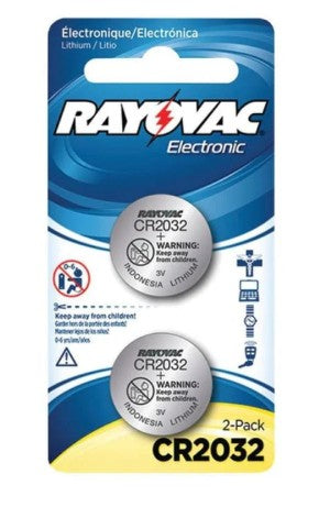 RAYOVAC LITHIUM CR2032 [2 PACK]