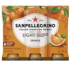SAN PELLEGRINO LIGHT ARANCIATA [6 PK+DE]