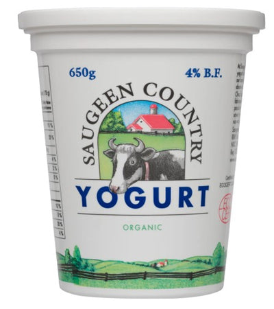 SAUGEEN COUNTRY ORGANIC YOGURT [650 G]