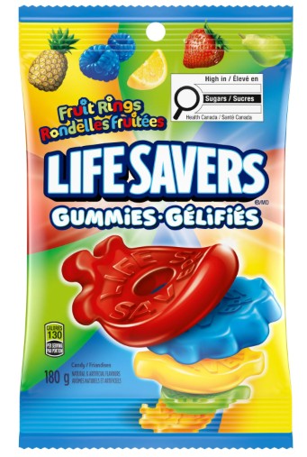 LIFESAVERS FRUIT RINGS [180 G]
