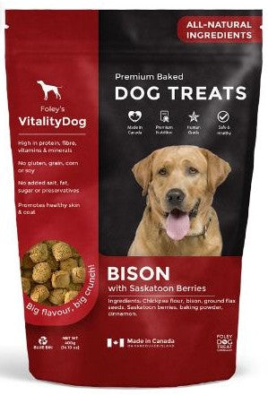 VITALITY DOG BISON TREAT [454 G]