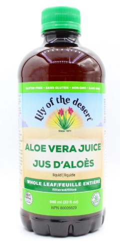 LILY ALOE VERA JUICE WHOLE LEA [946 ml]