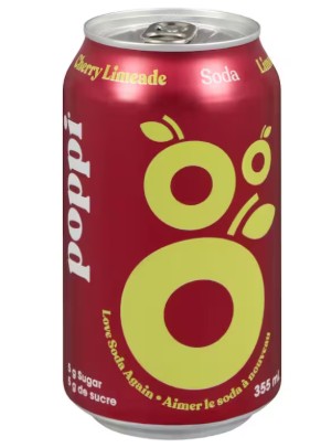 POPPI CHERRY LIMEADE SODA [355 ml]
