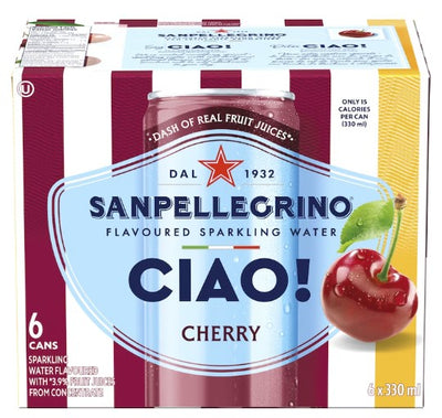 SAN PELLEGRINO CIAO CHERRY [6 PK+DE]