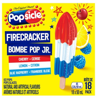 POPSICLE FIRECRACKER ICE POPS [18 PK]