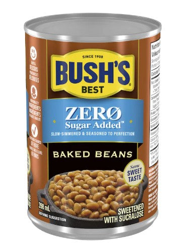 BUSHS ZERO SUGAR BAKED BEANS [398 ml]