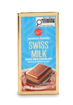 WF SWISS MILK CHOCOLATE BAR [100 G]