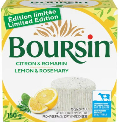 BOURSIN LEMON ROSEMARY CHEESE [150 G]