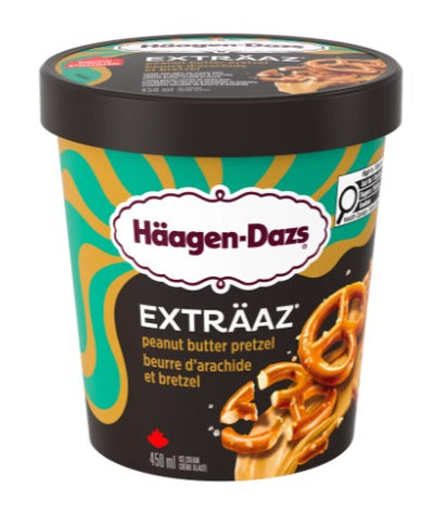 HAAGEN DAZS EXTRAAZ PEANUT BUTTER PRETZEL [450 ML]