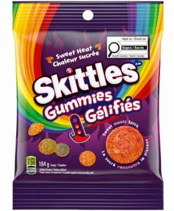 SKITTLES GUMMIES SWEET HEAT [164 G]