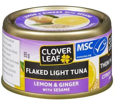 CLOVERLEAF FLAKE TUNA LEMON GINGER [85 G]