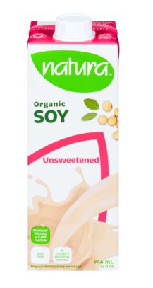NATURA UNSWEETENED ORGANIC SOY BEVERAGE[946 ML]
