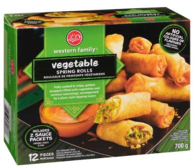 WESTERN FAMILY VEGETABLE SPRING ROLLS [700 G]