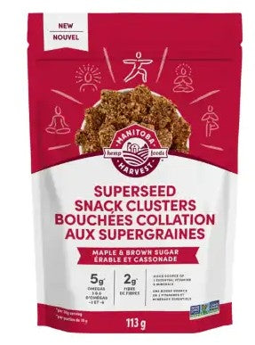 MANITOBA HARVEST SUPERSEED SNACK CLUSTERS  MAPLE BROWN SUGAR[113 G]