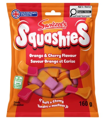 SQUASHIES CANDY Orange & Cherry [160 G]