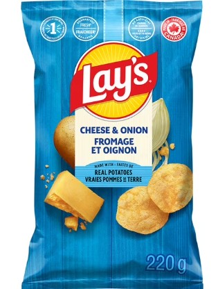 LAYS CHIPS CHEESE & ONION [220 G]