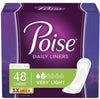 POISE DAILY LINERS VERY LIGHT [48 PK]