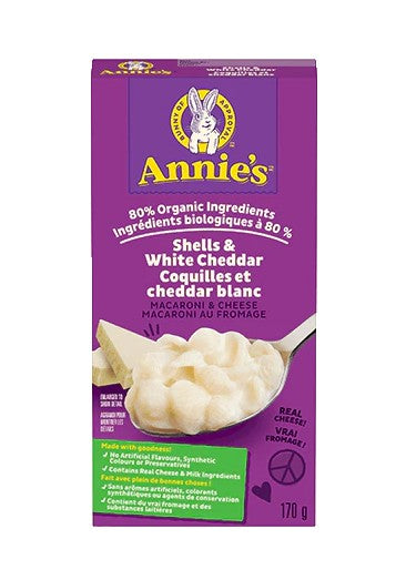 ANNIES SHELLS & WHITE CHEDDAR [170 G]