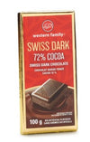 WESTERN FAMILY SWISS DARK CHOCOLATE BAR [100 G]