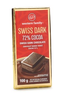 WESTERN FAMILY SWISS DARK CHOCOLATE BAR [100 G]