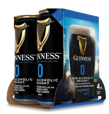 GUINNESS NON-ALCOHOLIC BEER [4 x 500ml]
