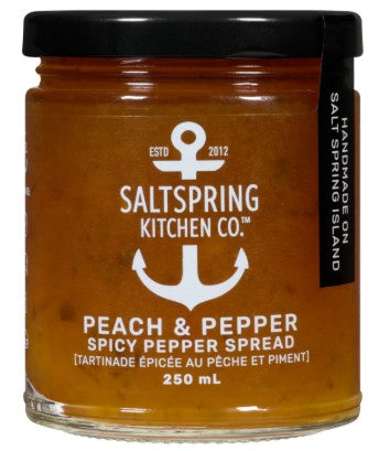 SALTSPRING KITCHEN CO. PEACH & PEPPER SPREAD [270 ML]