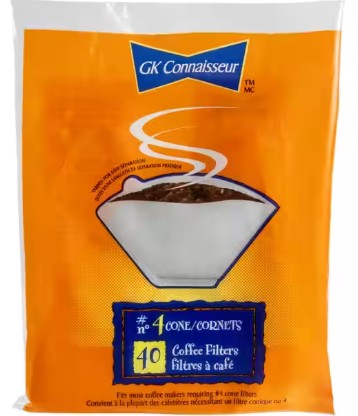 CONNAISSEUR #4 CONE FILTERS [40 PACK]