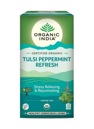 ORGANIC INDIA TULSI PEPPERMINT TEA [16 BAGS]