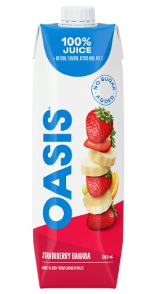 OASIS STRAWBERRY BANANA JUICE [960 ML]