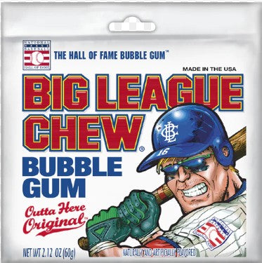 BIG LEAGUE CHEW BUBBLE GUM [60 G]