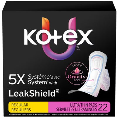 KOTEX ULTRA THIN PADS REG [22 pcs]