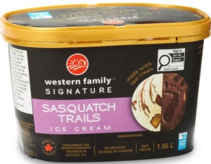 WESTERN FAMILY SASQUATCH TRAILS ICE CREAM [1.65 L]