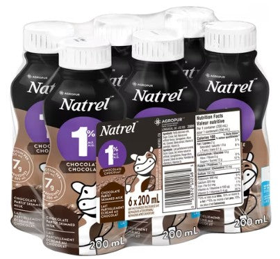 NATREL CHOCOLATE  MILK [6 X200M]