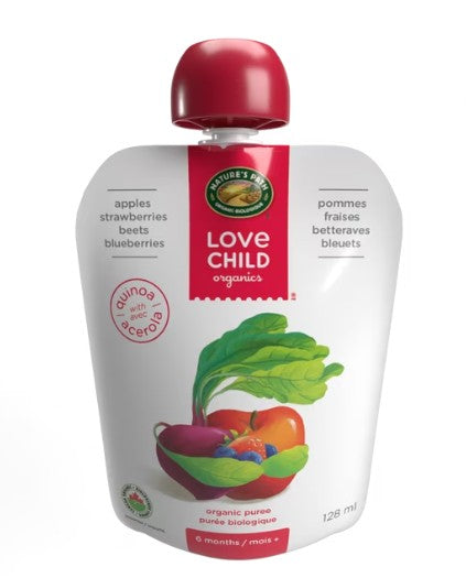 LOVE CHILD APPLE BEET PUREE [128 ML]