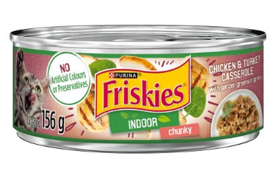 FRISKIES INDOOR CHICKEN TURKEY [156 G]