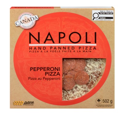 PACE NAPOLI HAND PANNED PIZZA PEPPERONI [502 G]