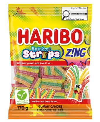 HARIBO RAINBOW STRIPS [170 G]