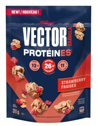 KELLOGG VECTOR GRANOLA STRAWBERRY [311 G]