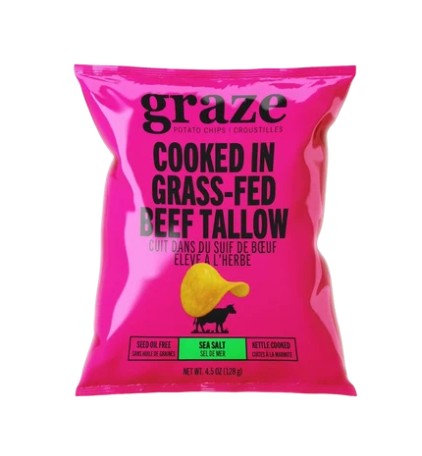GRAZE SEA SALT CHIPS [128 g]