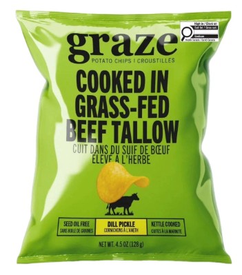 GRAZE DILL PICKLE CHIPS [128 g]