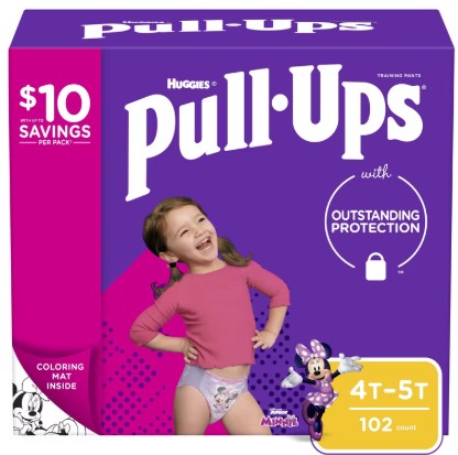 HUGGIES PULL UPS 4-5T GIRLS [20 s]
