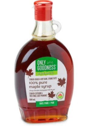 ONLY GOODNESS ORGANIC VERY DARK MAPLE SYRUP [500 ML]