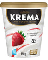 OLYMPIC KREMA STRAWBERRY YOGURT 8% m.f. [650 G]