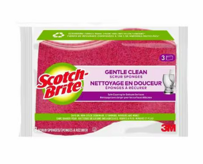SCOTCH BRITE GENTLE SCRUB PADS [3 PK]