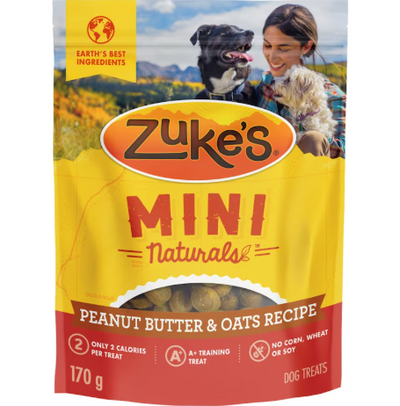 ZUKES MINI NATURALS PB & OATS [170 g]