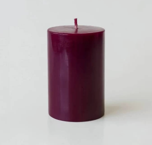 RUSTIC PILLAR CANDLE CRANBERRY [1 EACH]