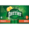 PERRIER PEACH SLIM CAN [8 PK]